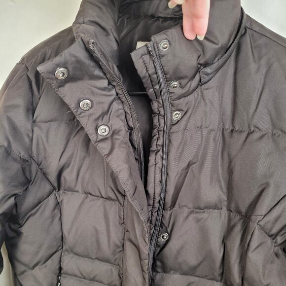 Calvin Klein black duck down filled puffer coat Size XS Ski Cabincore Comfycore - Picture 6 of 12